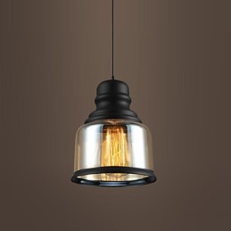 Retro Beleuchtung Loft Lichter Glas Pendelleuchte