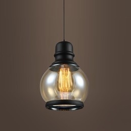 Retro Beleuchtung Loft Lichter Glas Pendelleuchte