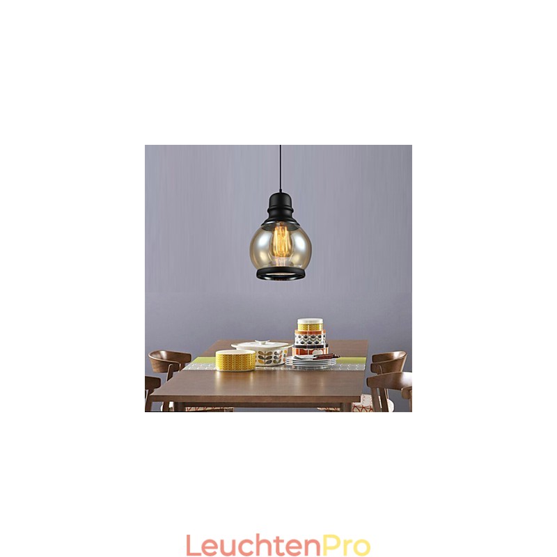 Retro Beleuchtung Loft Lichter Glas Pendelleuchte