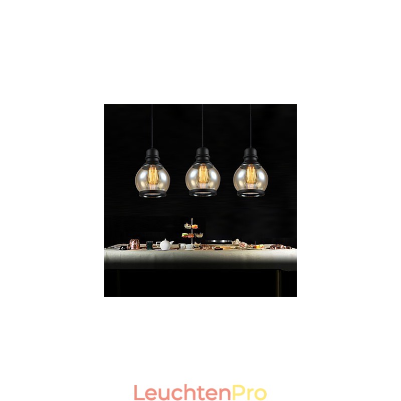 Retro Beleuchtung Loft Lichter Glas Pendelleuchte