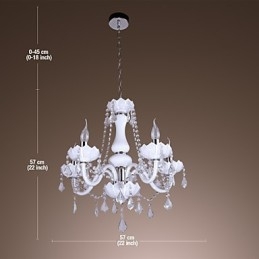 Moderner Luxus-Kronleuchter aus Jadekristallglas im europäischen Stil