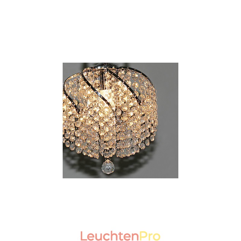 Stilvolle Kristall-Pendelleuchte mit 1 Licht