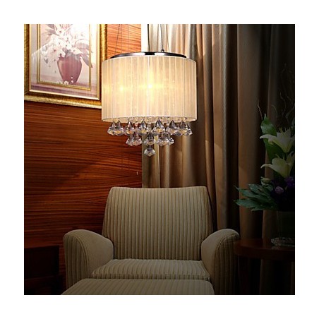 Elegante Kristall-Pendelleuchte mit 4 Lichtern