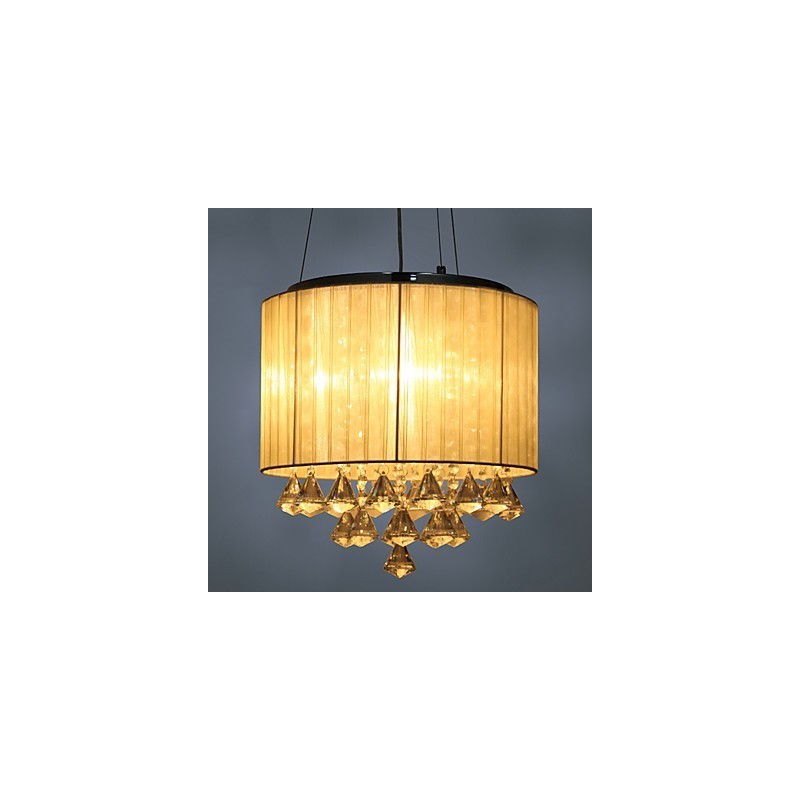 Elegante Kristall-Pendelleuchte mit 4 Lichtern