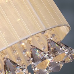 Elegante Kristall-Pendelleuchte mit 4 Lichtern