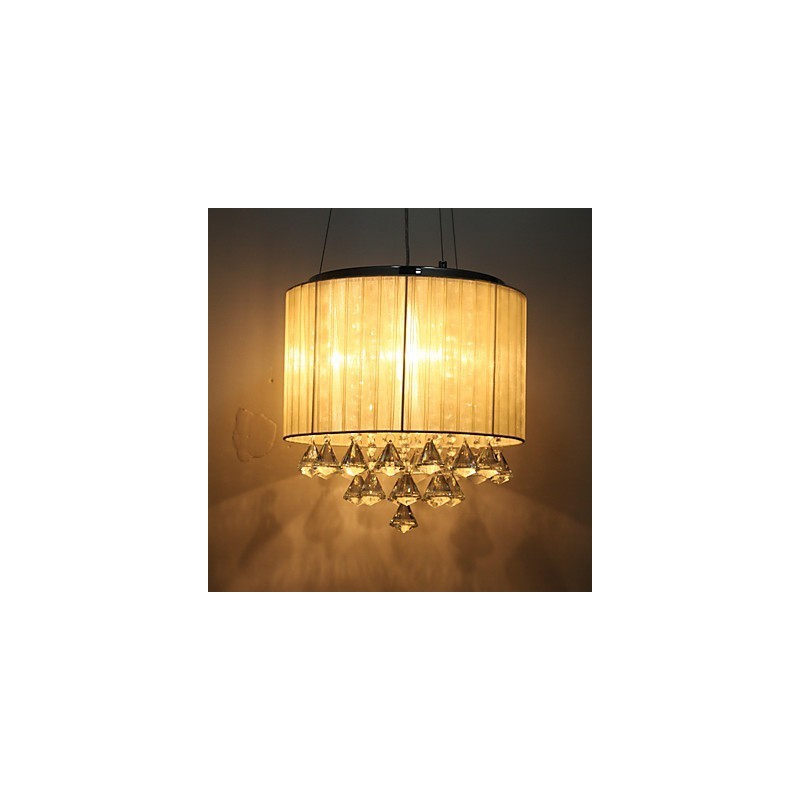 Elegante Kristall-Pendelleuchte mit 4 Lichtern