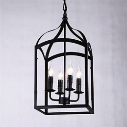 Moderne zeitgenössische traditionelle klassische rustikale Lodge Retro Laterne Country Globe Mini Stil Metall Pendelleuchte