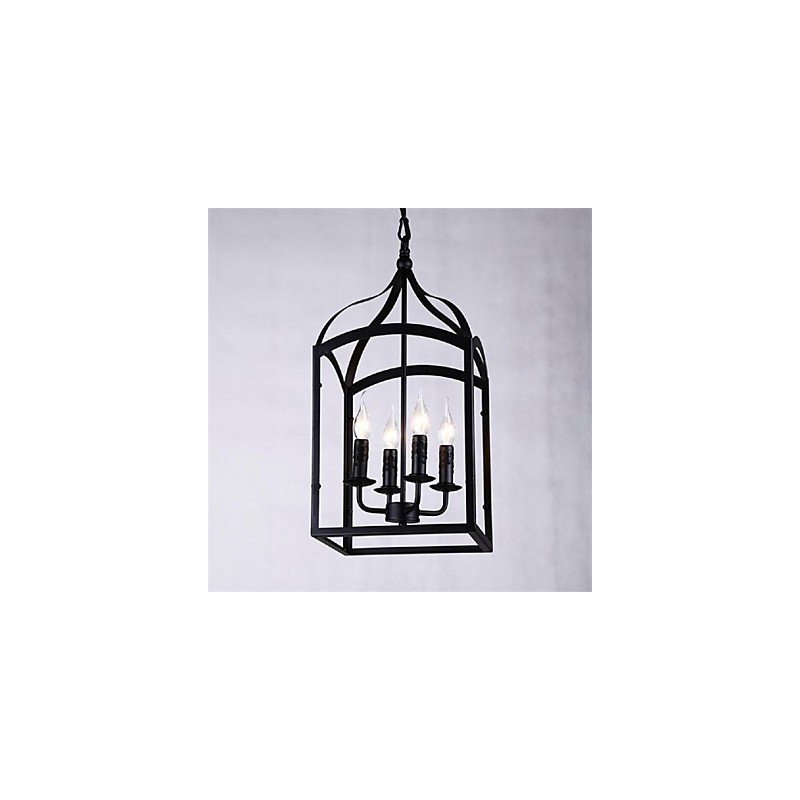 Moderne zeitgenössische traditionelle klassische rustikale Lodge Retro Laterne Country Globe Mini Stil Metall Pendelleuchte