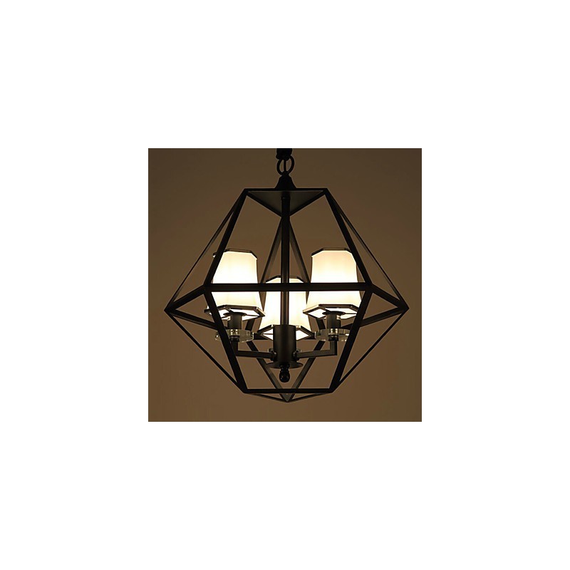 Pendelleuchten 3 Lichter Country Outdoor Metall