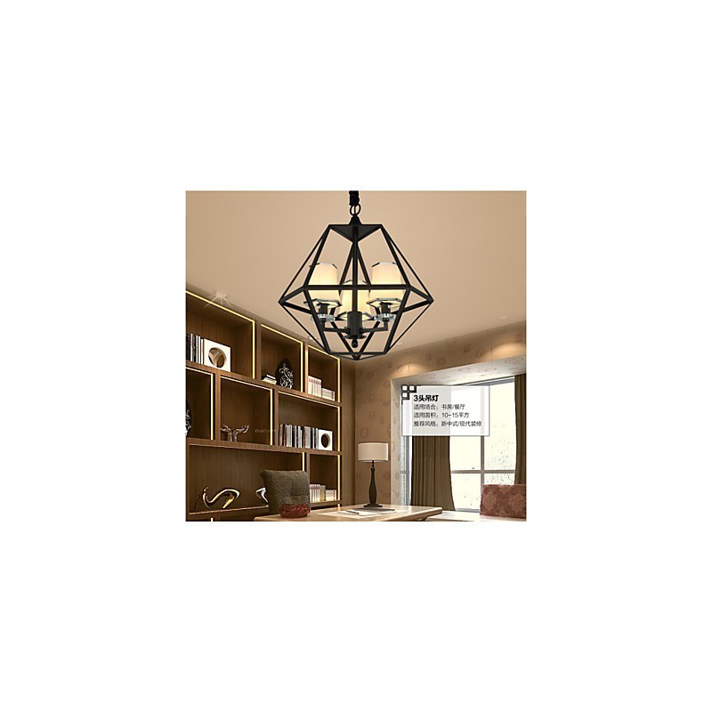 Pendelleuchten 3 Lichter Country Outdoor Metall