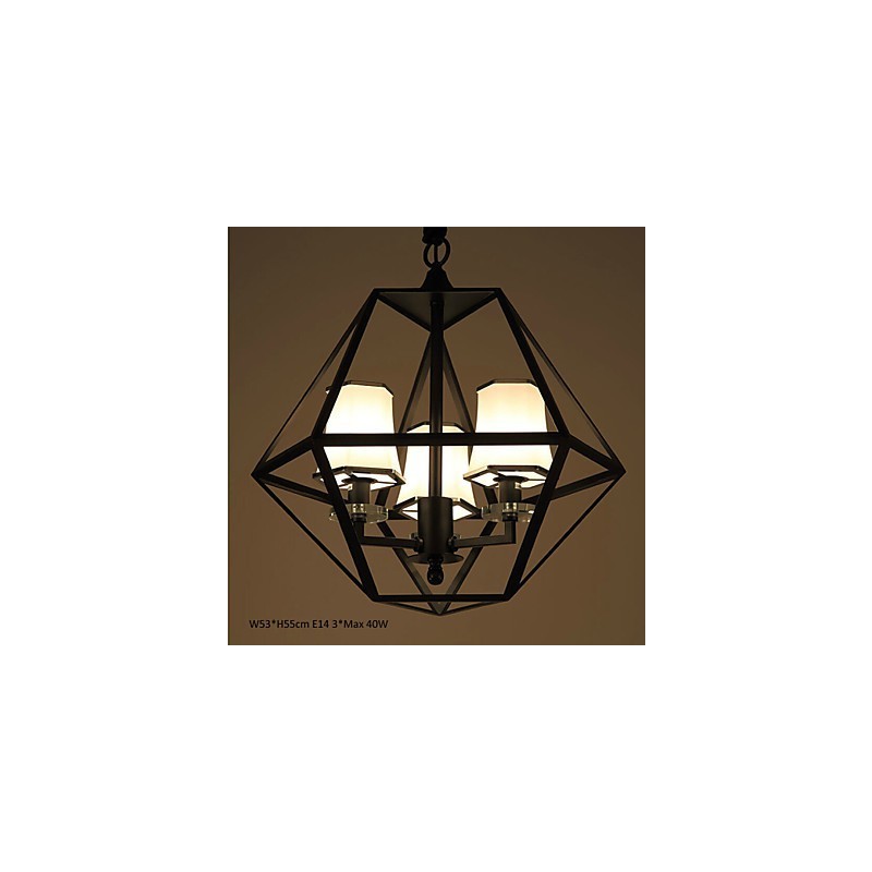 Pendelleuchten 3 Lichter Country Outdoor Metall