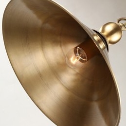 Pendelleuchte aus reinem Messing im Mini-Stil, traditionell, klassisch, Metall