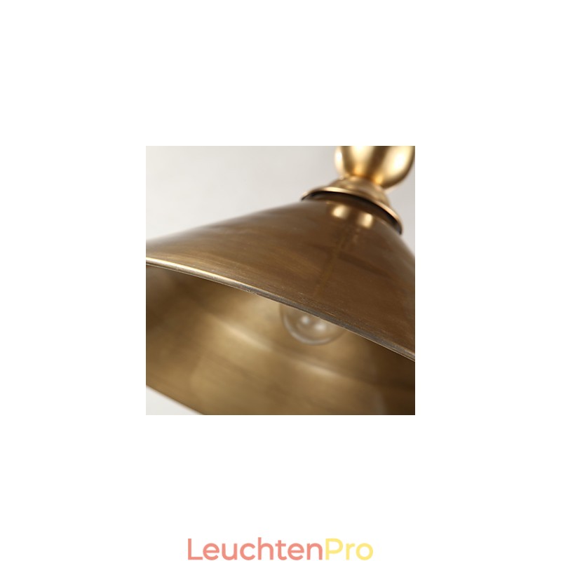 Pendelleuchte aus reinem Messing im Mini-Stil, traditionell, klassisch, Metall