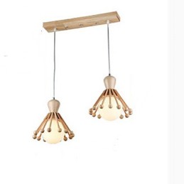 Garten-Holzleuchter Einfacher nordischer Holzleuchter 2