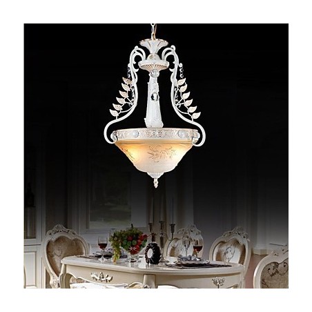 Weiß Anhänger Zwei Lichter Muster Glas Schatten Hand Vergoldet Europäischen Retro Weiß Anhänger Zwei Lichter Muster Glas Schatten Hand Vergoldet Europäischen Retro