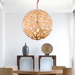 Kronleuchter Mini Stil Laterne Holz Bambus