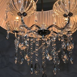 Dainty Chic 5 Lichter Pendelleuchte Muster mit Blüte