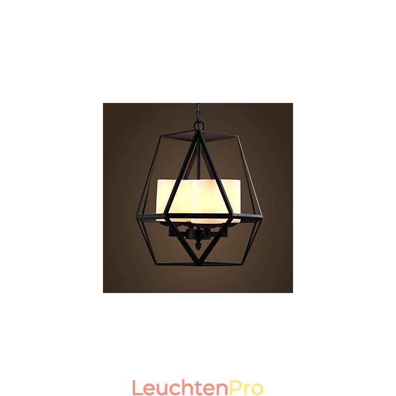Top level Americange Vintage schwarz Eisen Lampe Moderne Kronleuchter Kronleuchter 4 lichter