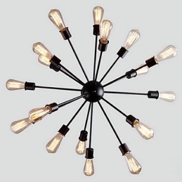 Moderne Pendelleuchte mit 20 Lichtern und radialer Funktion