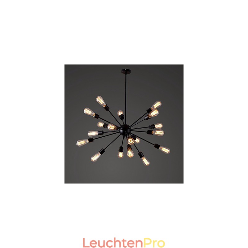 Moderne Pendelleuchte mit 20 Lichtern und radialer Funktion