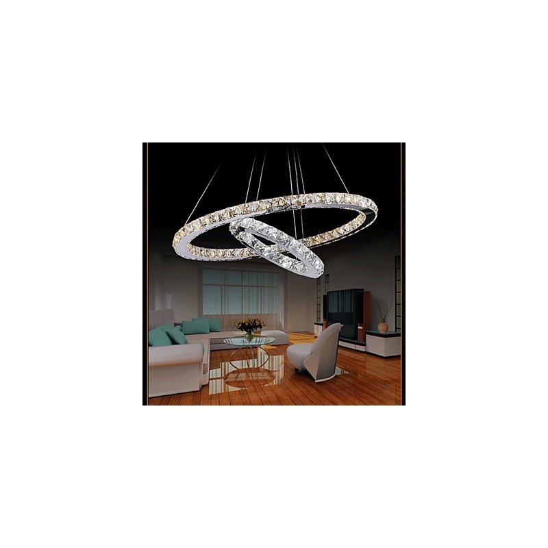 Hotel Pendelleuchte Kristall Kronleuchter Beleuchtung Deckenleuchten Leuchten mit warmem und kaltem Weiß