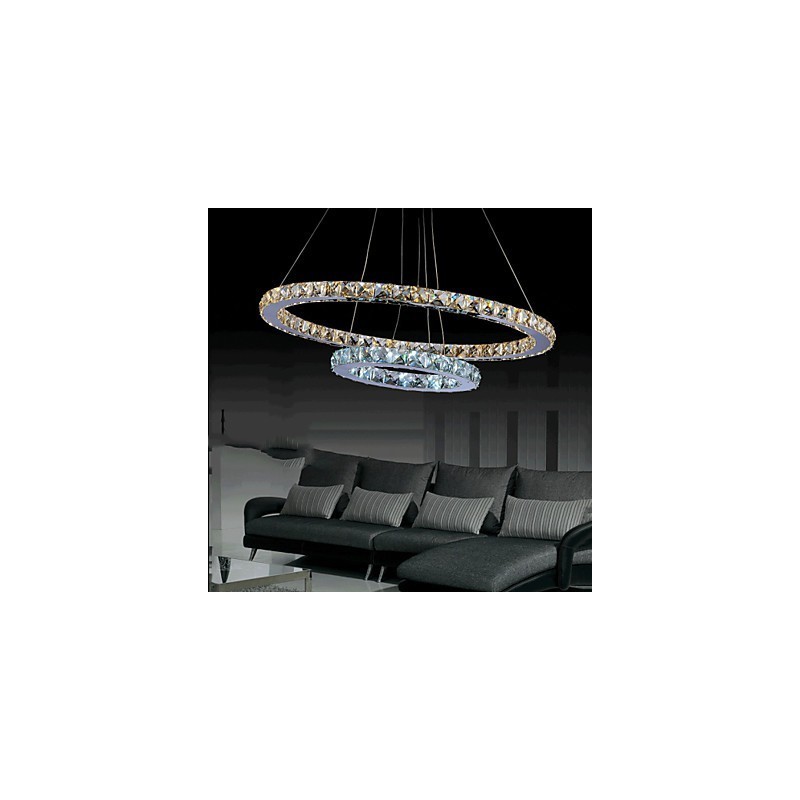 Hotel Pendelleuchte Kristall Kronleuchter Beleuchtung Deckenleuchten Leuchten mit warmem und kaltem Weiß