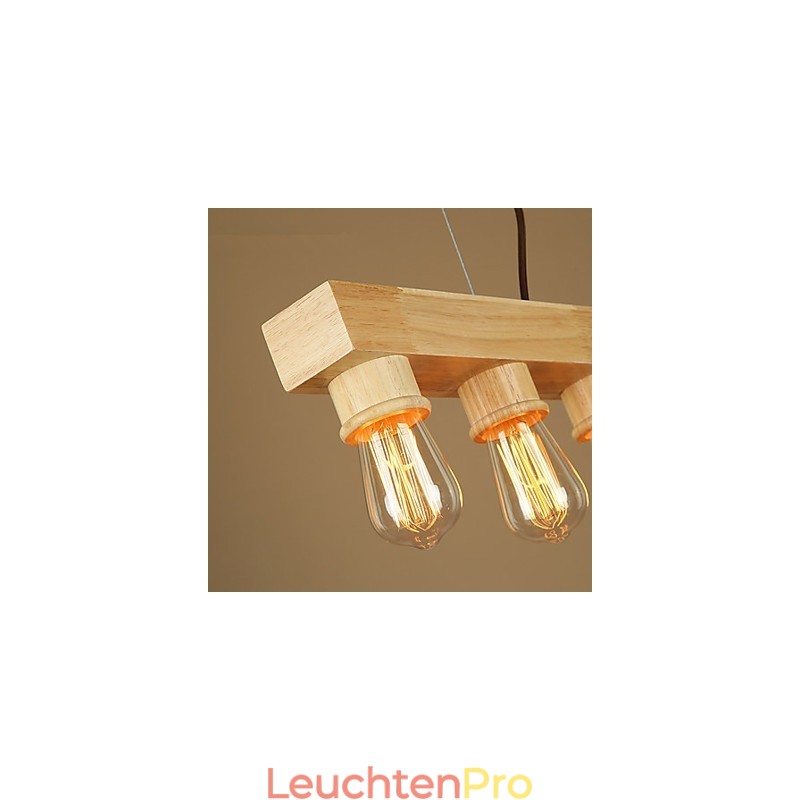 Pendelleuchten Country Holz Bambus