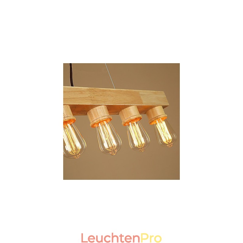 Pendelleuchten Country Holz Bambus