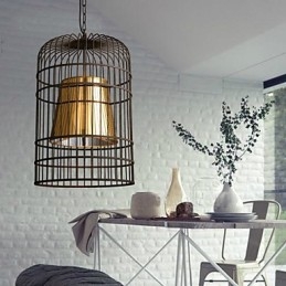 Kronleuchter Rustikale Lodge Trommel Metall