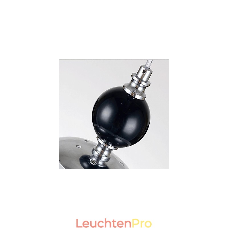 Klassische, moderne, runde Pendelleuchte mit Fußballmotiv, 3 Lichter