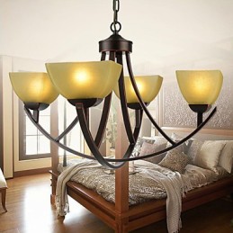 Kronleuchter 4 Lichter Traditionell Klassisch Vintage Metall