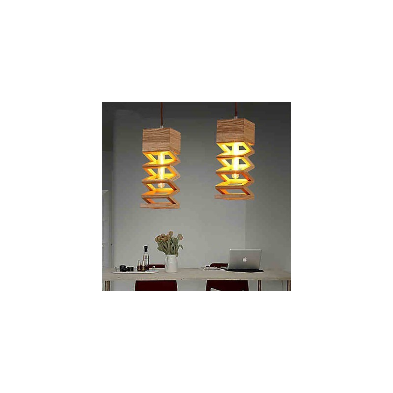 Pendelleuchten Country Holz Bambus