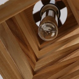 Pendelleuchten Country Holz Bambus