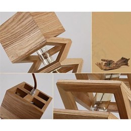 Pendelleuchten Country Holz Bambus