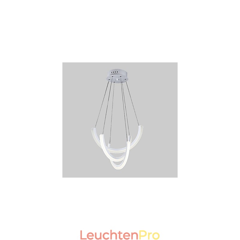Moderne Pendelleuchte aus Acryl im zeitgenössischen Design