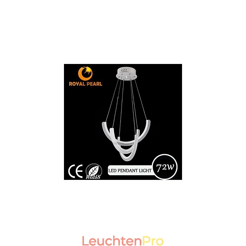 Moderne Pendelleuchte aus Acryl im zeitgenössischen Design