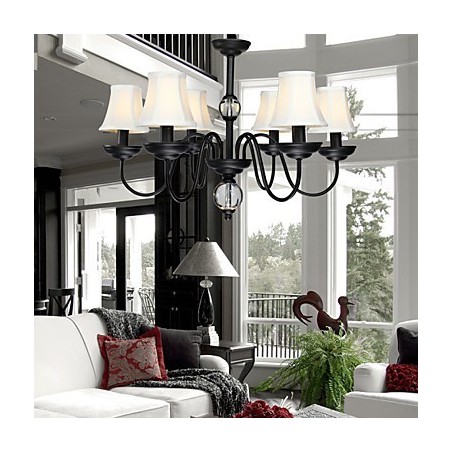 Moderner zeitgenössischer Kronleuchter aus Metall