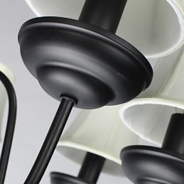 Moderner zeitgenössischer Kronleuchter aus Metall