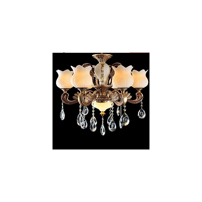 Europäische Kristall-Pendelleuchte und luxuriöse Lampe