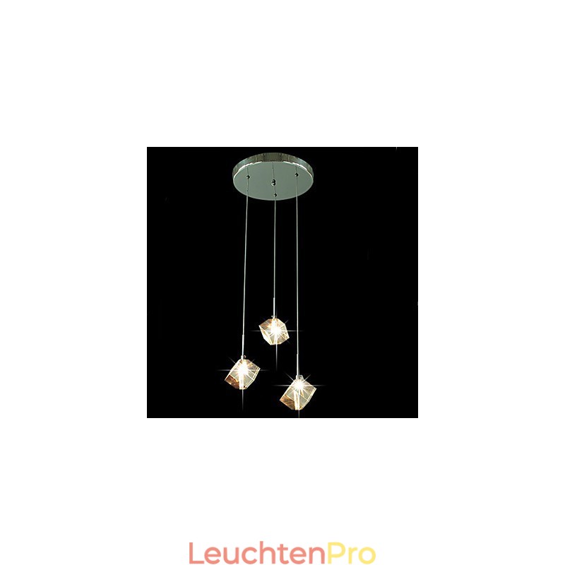 Mode Kristall Lampe Drei Kopf Kristall Anhänger
