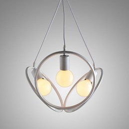 3 Lichter Kronleuchter Pendelleuchte Traditionell Klassisch Retro Metall