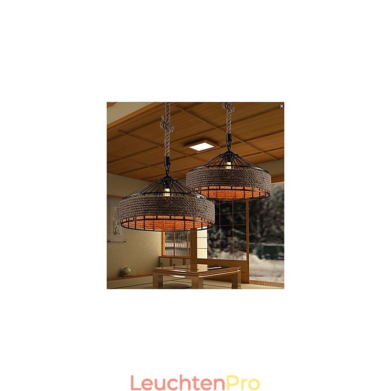 2 Licht Land Designer Andere Metall Kronleuchter Pendelleuchte