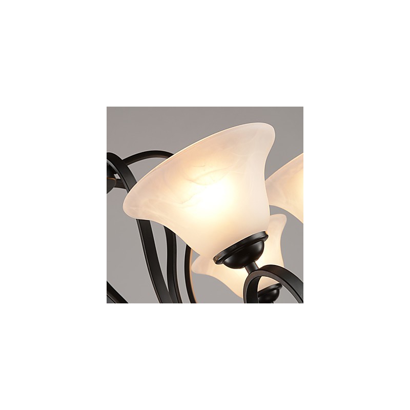 3 Lichter Retro Kronleuchter Country Metall