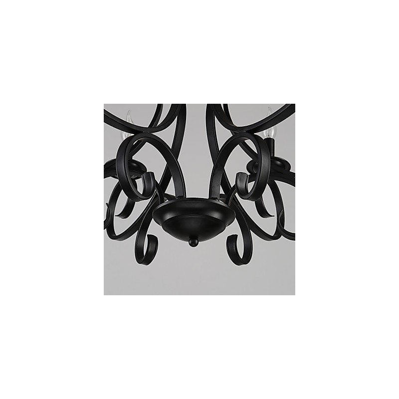 3 Lichter Retro Kronleuchter Country Metall