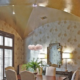 Moderne Pendelleuchte aus Aluminium mit 7 Lichtern