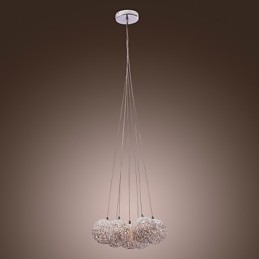 Moderne Pendelleuchte aus Aluminium mit 7 Lichtern