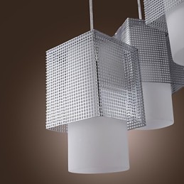 Moderne, zeitgenössische Pendelleuchte im Mini-Stil mit galvanisierter Beschichtung