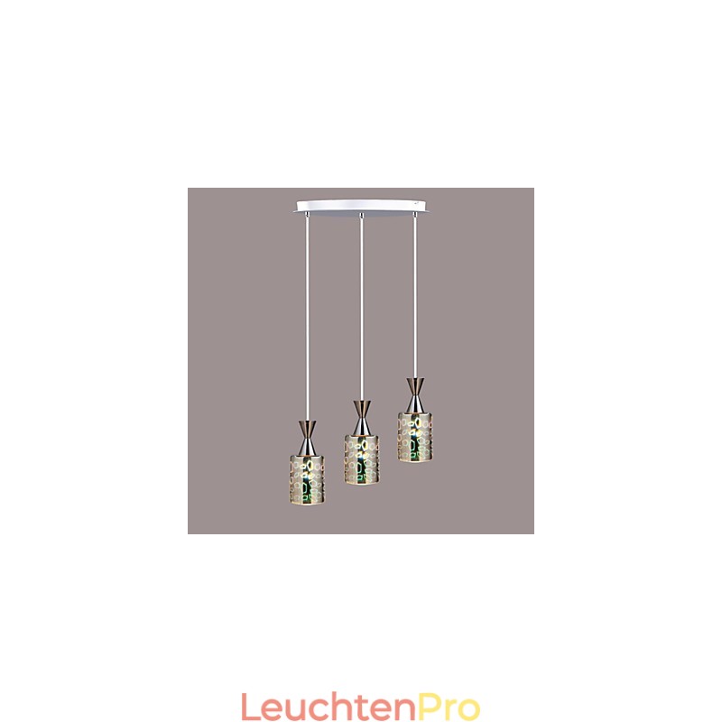 Traumhafte Lasergravur-Lampe mit verchromter Oberfläche