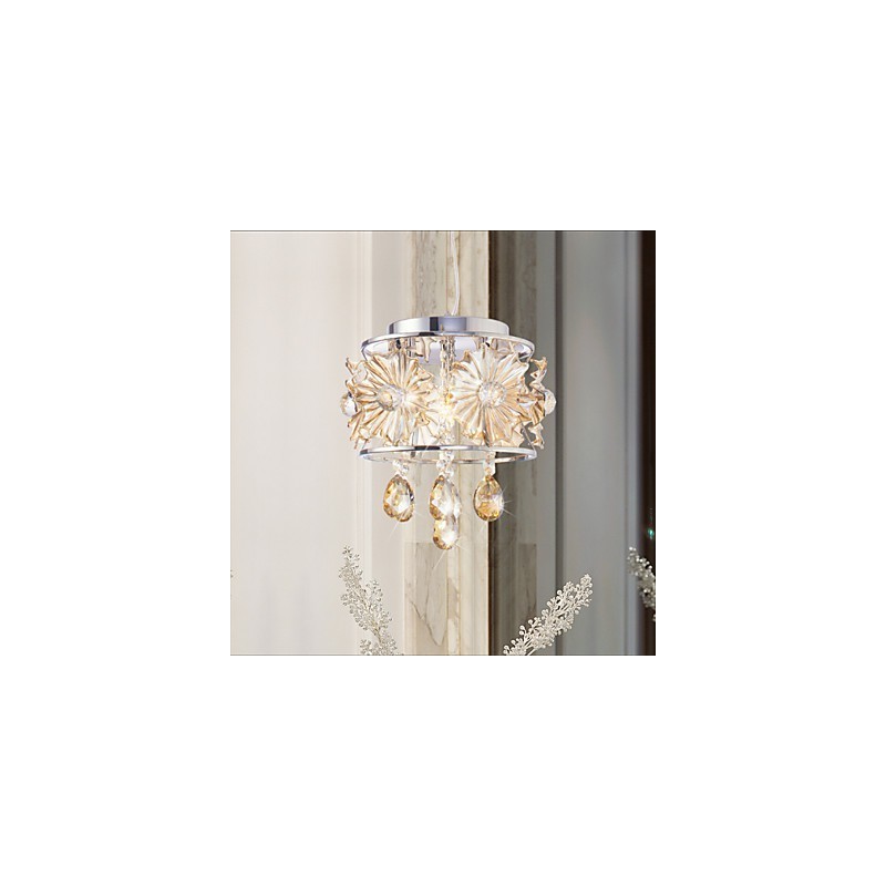 Moderne klare Kugel Glanz Kristall Kronleuchter Deckenleuchte Home Decor Suspension Pendelleuchte Leuchte Licht