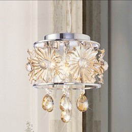 Moderne klare Kugel Glanz Kristall Kronleuchter Deckenleuchte Home Decor Suspension Pendelleuchte Leuchte Licht